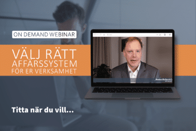 Välj rätt affärssystem för er verksamhet liten