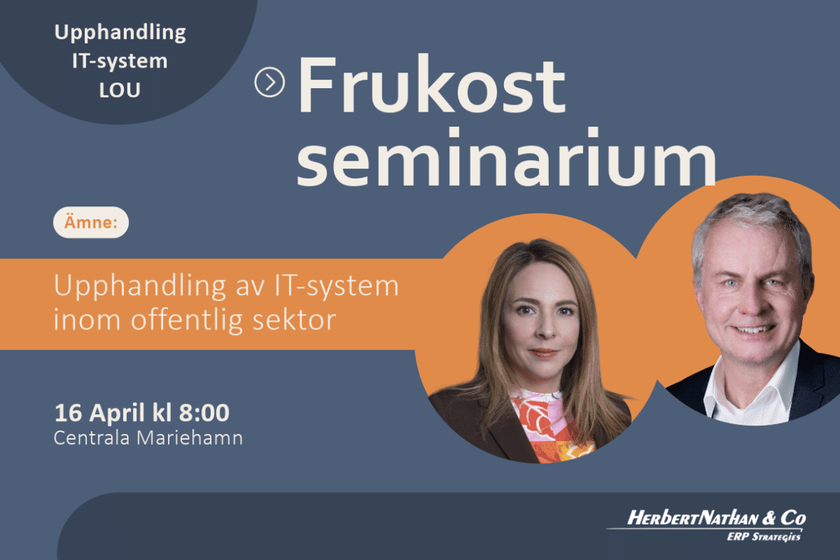 Upphandling av IT-system inom offentlig sektor