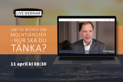Hur ska kunder tänka kring Unit4s besked om molntjänster?