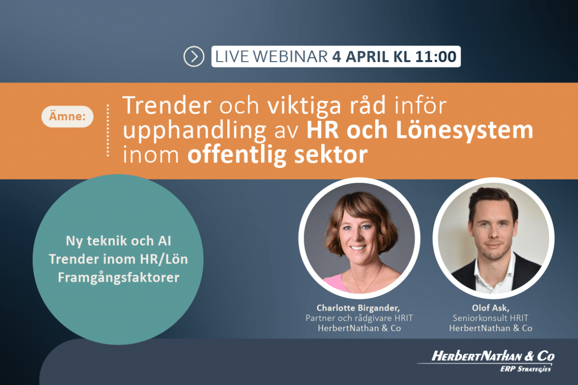 Trender och viktiga råd inför upphandling av HR och Lönesystem inom offentlig sektor
