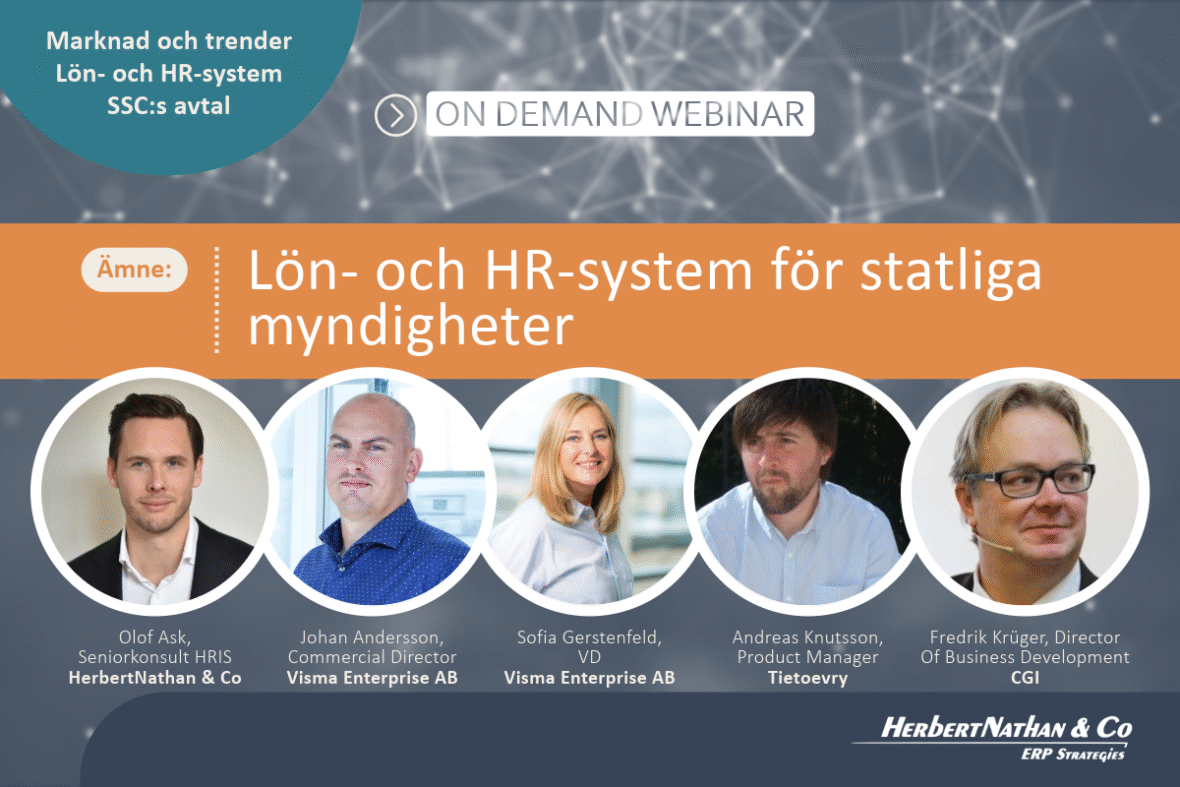 Lön- och HR-system för statliga myndigheter