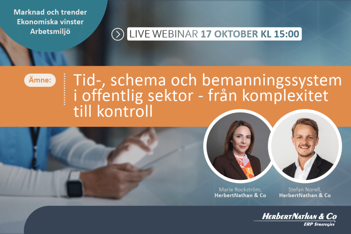 Tid-, schema- och bemanningssystem i offentlig sektor – från komplexitet till kontroll