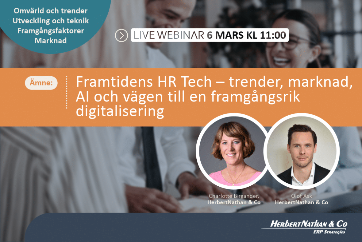 Framtidens HR Tech – trender, marknad, AI och vägen till en framgångsrik digitalisering