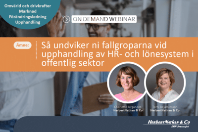 Så lyckas offentlig sektor med upphandling av HR‑ och lönesystem